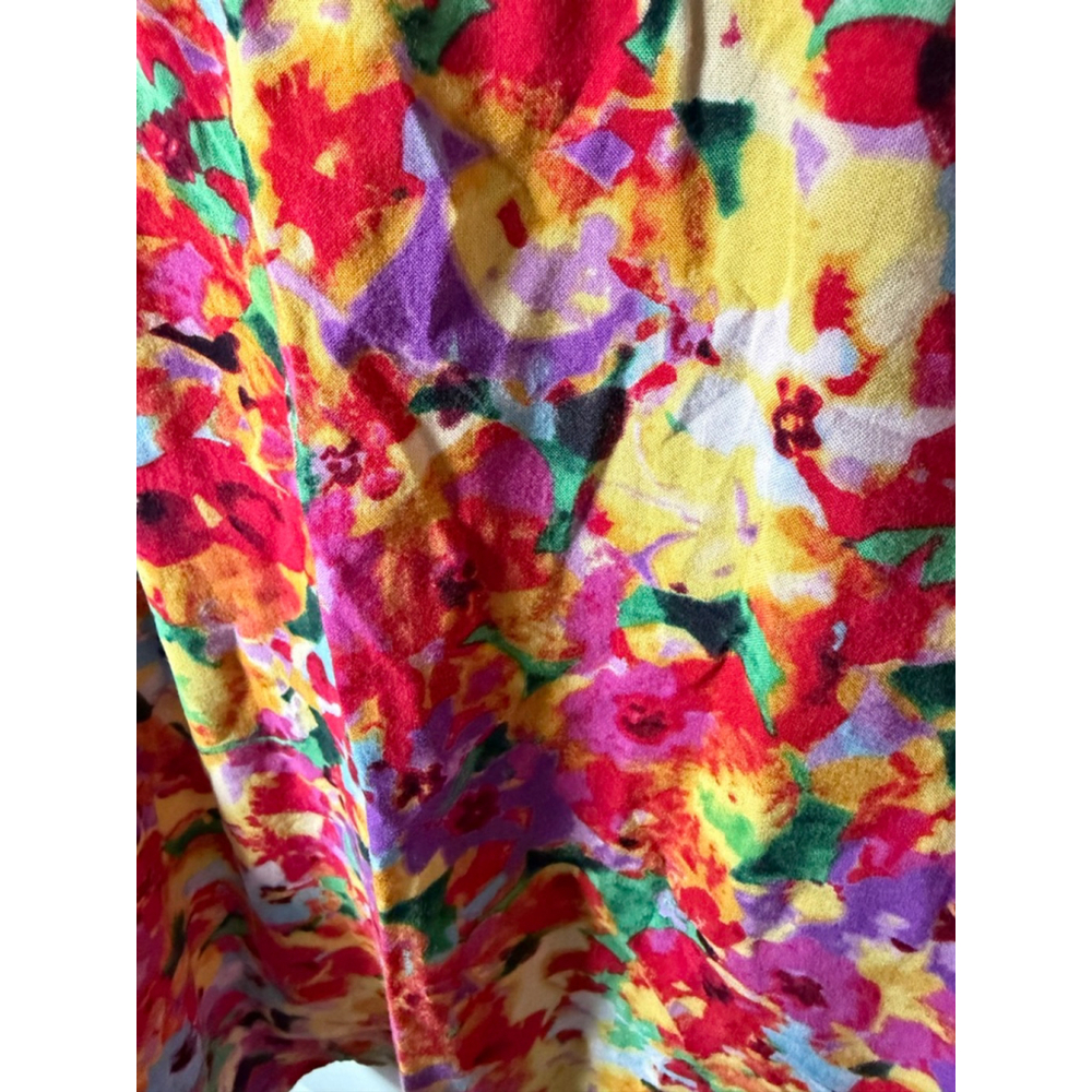 Cabi Floral Tank Top M Red Yellow - Picture 5 of 5